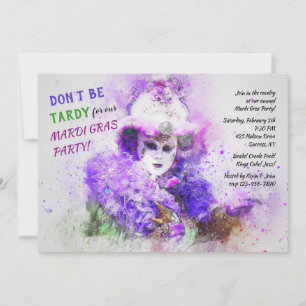 Invitation Mardi Gras