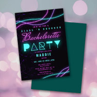 Mardi Gras Beads Bourbon Neon Bachelorette