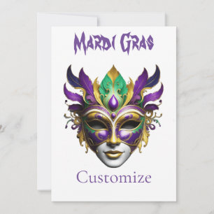Invitation Mardi Gras Masque Thunder_Cove