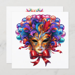 Invitation Mardi Gras Masquerade