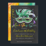 Invitation Mardi Gras Soiree | 30e anniversaire<br><div class="desc">Etre âgé de 30 ans est un jalon en soi. Il y a certains aspects qui doivent faire l'objet d'une réflexion prudente avant de pouvoir dire oui. Par exemple, pensez si ce sera une fête pour adultes. Qu'est-ce qui fait une parfaite fête d'anniversaire Mardi Gras masquée ? Nourriture, amusement, amis...</div>