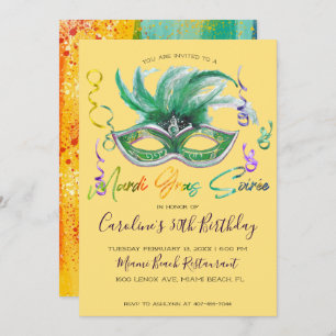Invitation Mardi Gras Soiree   30e anniversaire