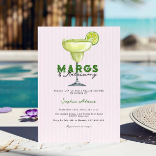 Invitation Margarita Coctail Marges & Mariage Douche nuptiale