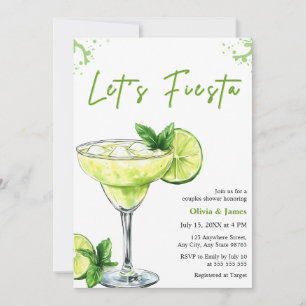 Invitation Margarita Fiesta entre couples pour l'enterrement 