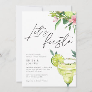 Invitation Margarita Mexicaine Fiesta Couples Douche