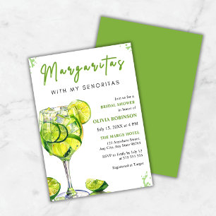 Invitation Margaritas avec ma Fête des mariées Senoritas Fies