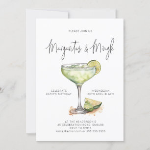 Invitation Margaritas & Mingle Cocktail Party
