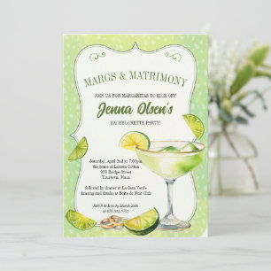 Invitation Marges et mariage Bachelorette Party