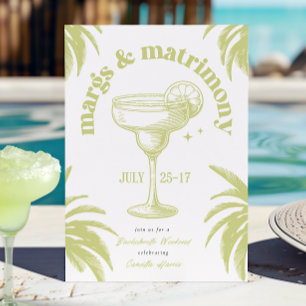 Invitation Marges & Mariage Bachelorette Week-end Itinéraire