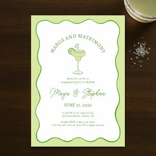 Invitation "Marges & Mariage" Simple Chic Engagement Party