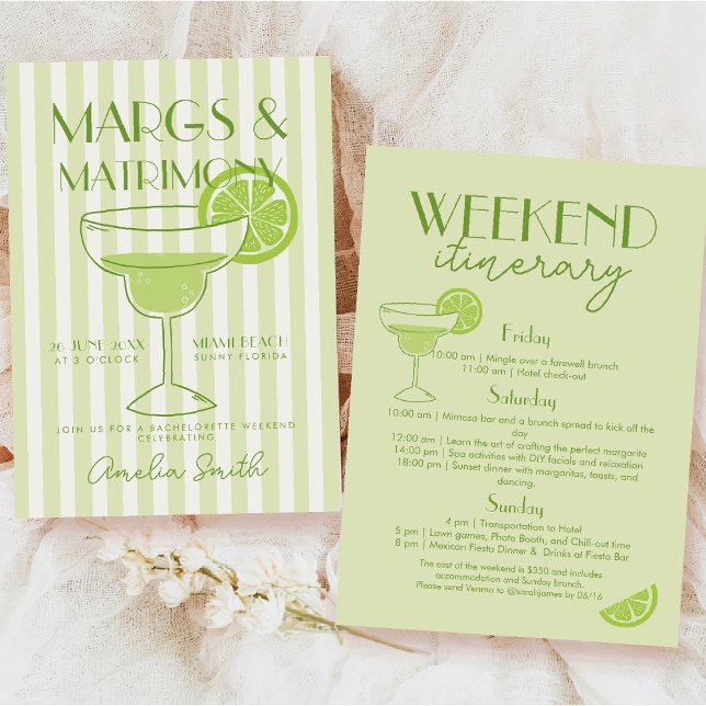 Invitation Margs et Cocktail de Mariage Enterrement de Vie de (Créateur téléchargé)