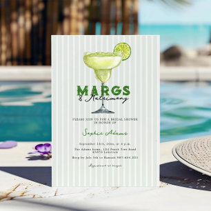 Invitation Margs & Mariage Margarita Coctail Douche nuptiale