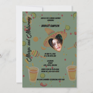 Invitation margs mexicains et douche matrimoniale
