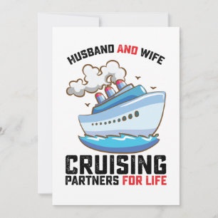 Invitation Mari Et Femme Partenaires De Croisière À Vie