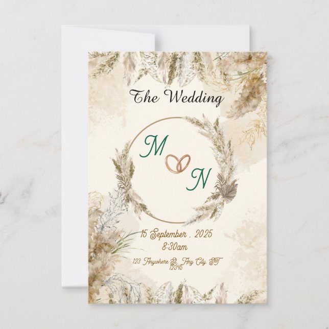 INVITATION MARIAGE (Devant)
