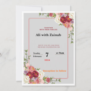 Invitation mariage