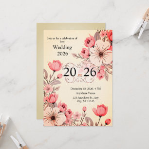 Invitation mariage 2026