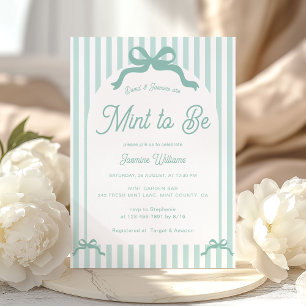 Invitation Mariage à croquer rayures Shower