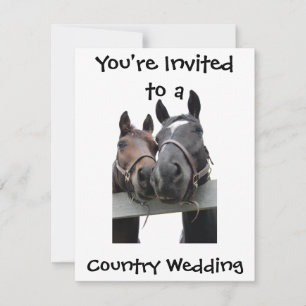 Invitation Mariage à la Campagne