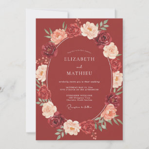 Invitation Mariage à la Couronne d'Argile