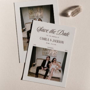 Invitation Mariage à la Mairie de Brown Photo d'Enregistremen