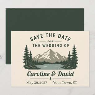 Invitation Mariage à la Montagne du Parc National Enregistrer