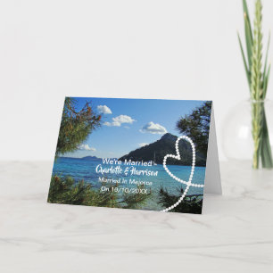 Invitation Mariage À La Réception Du Mariage À Majorque