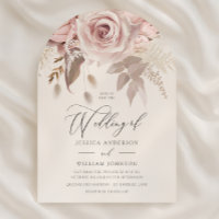 Mariage à la voûte rose poudrée de créateur tendan