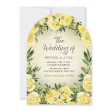 Mariage à l'arche de paillettes dorées florales aq