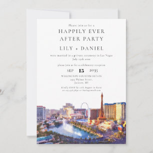 Invitation Mariage à Las Vegas pour toujours heureux