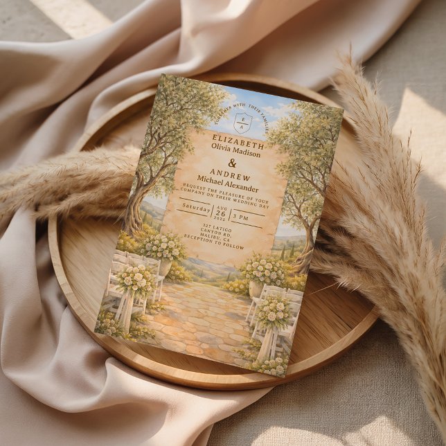 Invitation Mariage à l'Olive Espagnole (Créateur téléchargé)