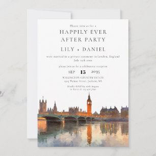 Invitation Mariage à Londres pour toujours heureux