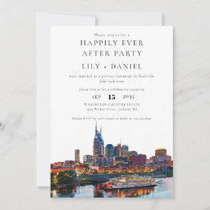 Invitation Mariage à Nashville pour toujours heureux