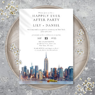 Invitation Mariage à New York pour toujours heureux