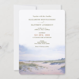 Invitation Mariage à Outer Banks NC