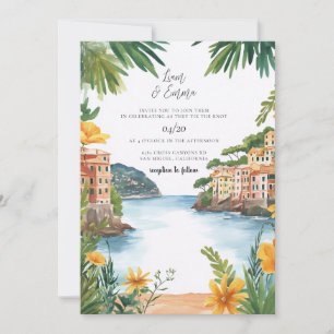 Invitation Mariage à Portofino Italie