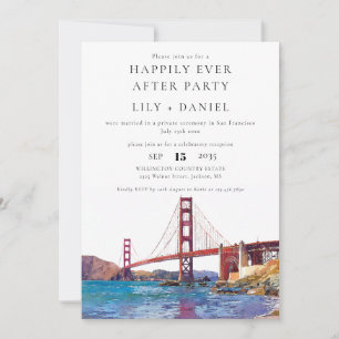 Invitation Mariage à San Francisco pour toujours heureux