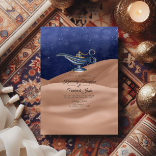 Invitation Mariage à thème des nuits arabes