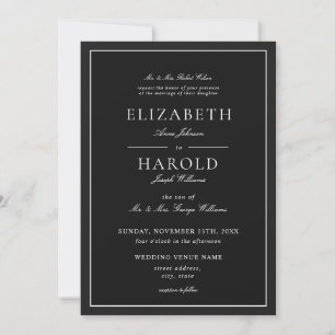 Invitation Mariage Acrylique Classique Fleur de Prunier Forme