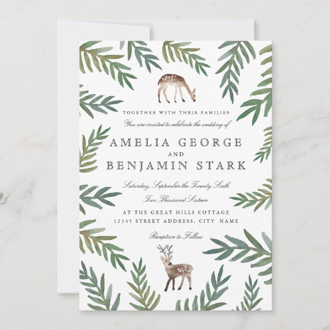 Invitation Mariage adoré (Devant)