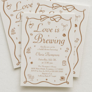 Invitation Mariage Amour en Infusion Enterrement de Vie de Je