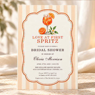Invitation Mariage Amoureux dès le Premier Spritz