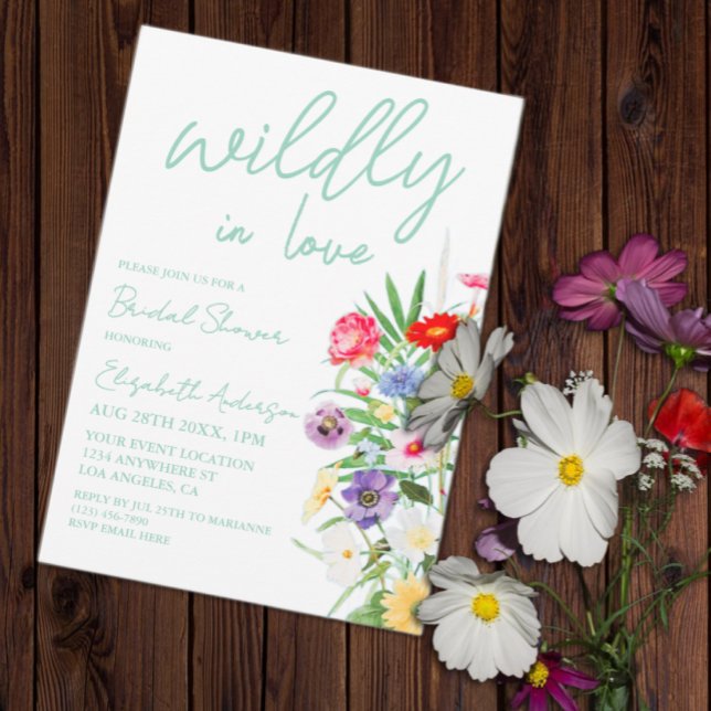 Invitation Mariage Amoureux Sauvage (Créateur téléchargé)