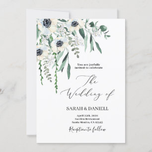 Invitation Mariage Anemone