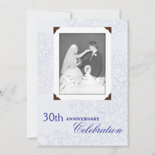 Invitation Mariage Anniversaire Renouvellement Vows Photo Inv