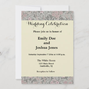 Invitation Mariage Antique 1823 Mode Homme Femme