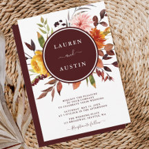 Mariage aquarelle Jardin d'Automne Bourgogne