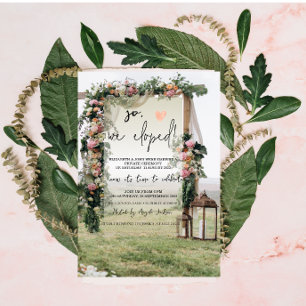 Invitation Mariage Arbour Lanterne Mariage Elopement