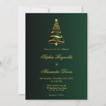 Mariage arbre de Noël minimaliste chic et élégant
