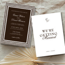 Mariage Arlequin Marron Chocolat Bordure